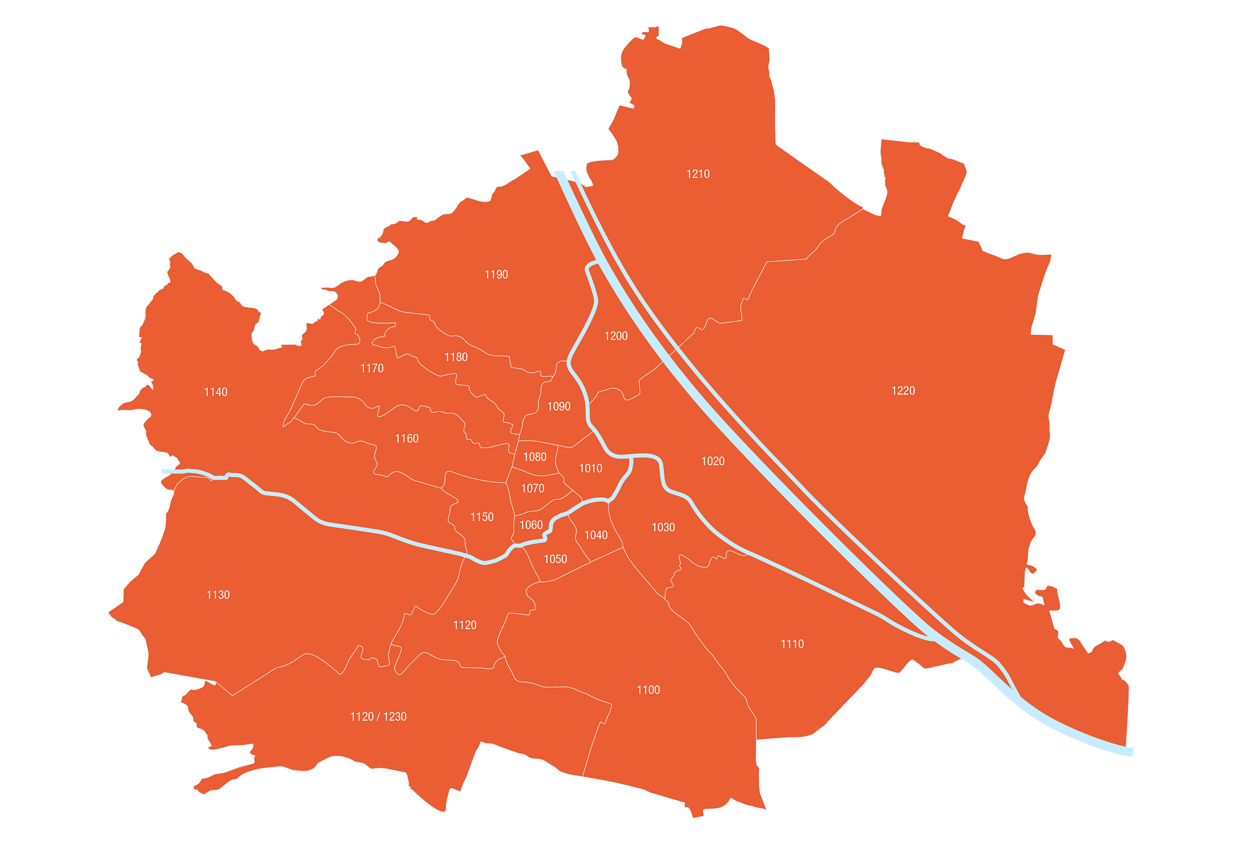Vienna Zip Code Map